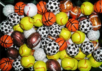 Assorted Foiled Sport Balls