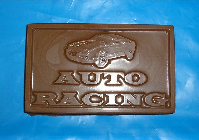 Chocolate Auto Racing Card