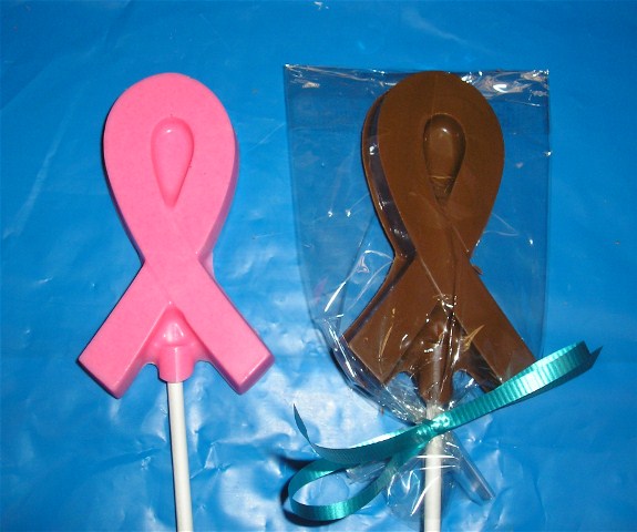 Chocolate Awareness Ribbon Pop