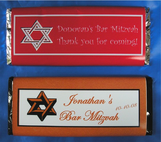 Chocolate Traditional Bar Mitzvah Bars