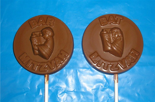 Chocolate Bar and Bat Mitzvah Pops