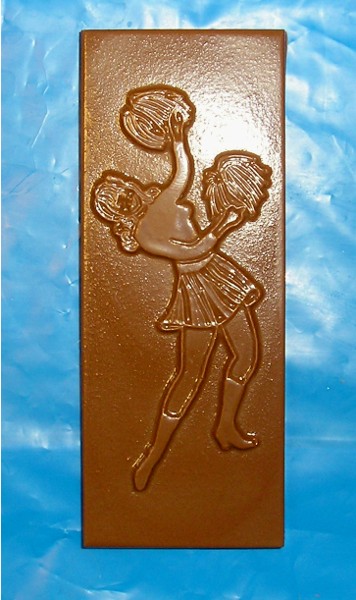 Chocolate Cheerleader Candy Bar