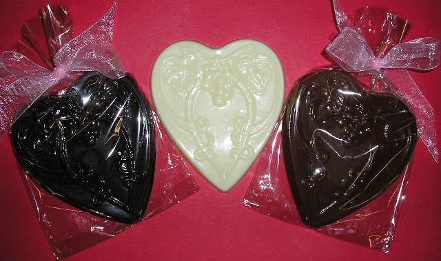 Fancy Chocolate Hearts