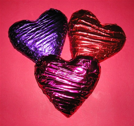 Chocolate Zig-Zag Hearts