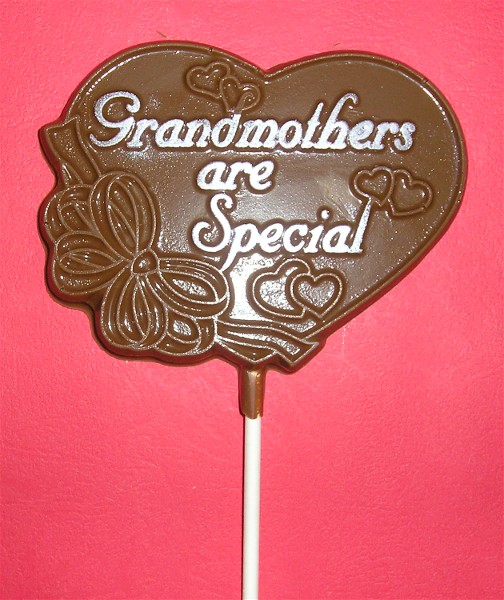 Chocolate Grandmother Heart Pop