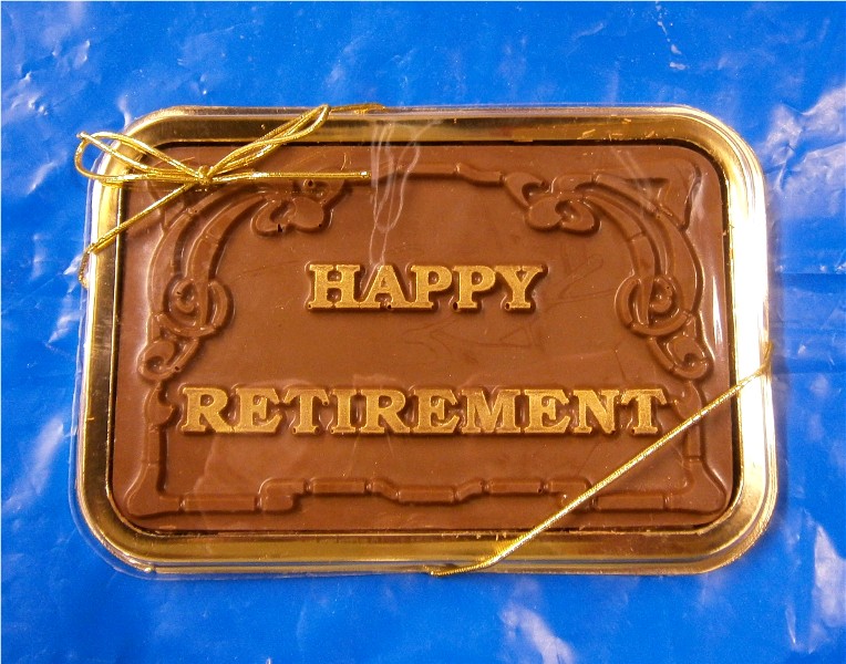 Chocolate Retirement Greeting Card