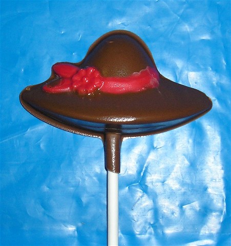 Chocolate Ladies Hat Pop