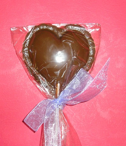 Lace Edge Chocolate Heart