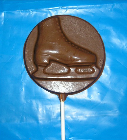 Chocolate Ice Skate Pop