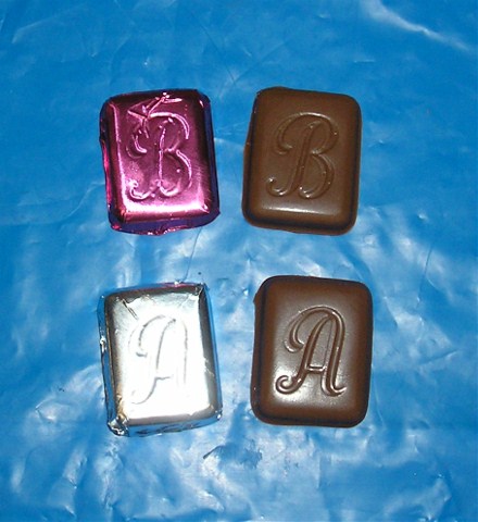Chocolate Initials