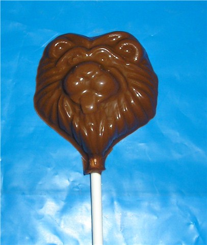 Chocolate Lion Face Pop