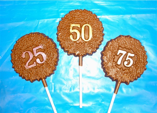 Chocolate Number Pops