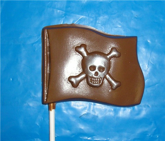Chocolate Pirate Flag