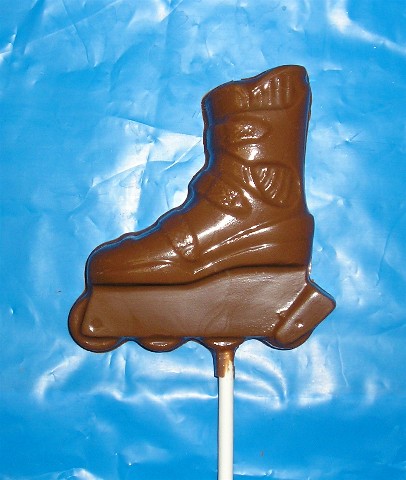 Chocolate Rollerblade Pop