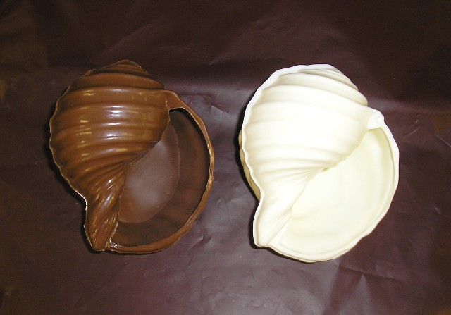 Chocolate 3-D Seashell