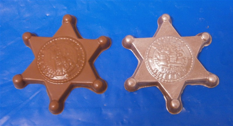 Chocolate Sheriff Star