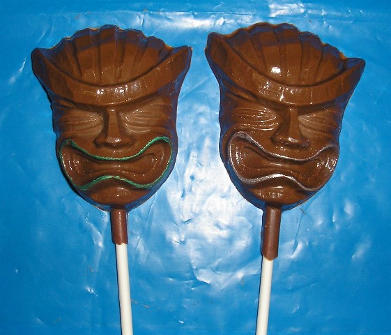 Chocolate Tribal Mask Pop