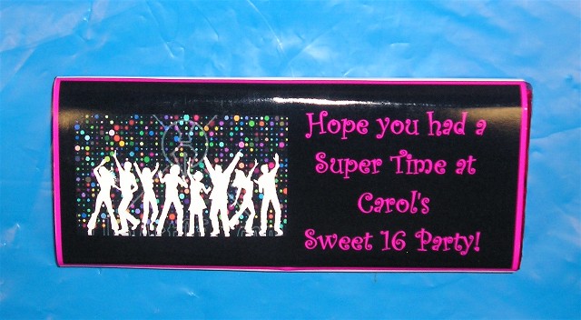 Sweet 16 Wrapped Chocolate Bars