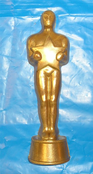 Chocolate Oscar Style Statue For Sale