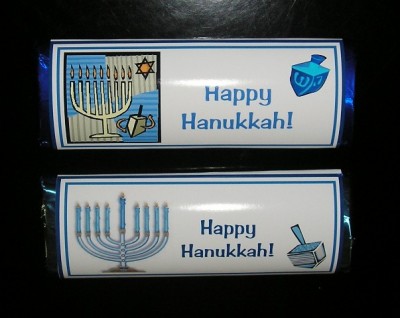 Hanukkah Chocolate Bars