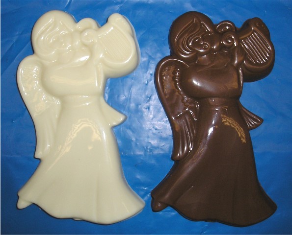 Large Chocolate Angel