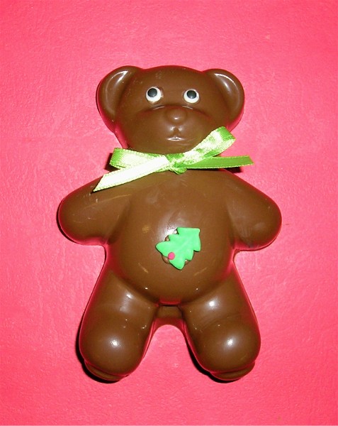 Chocolate Christmas Teddy Bear