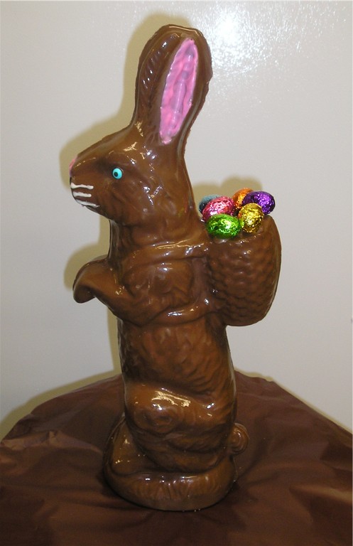 Large Handmade Chocolate Easter Bunny