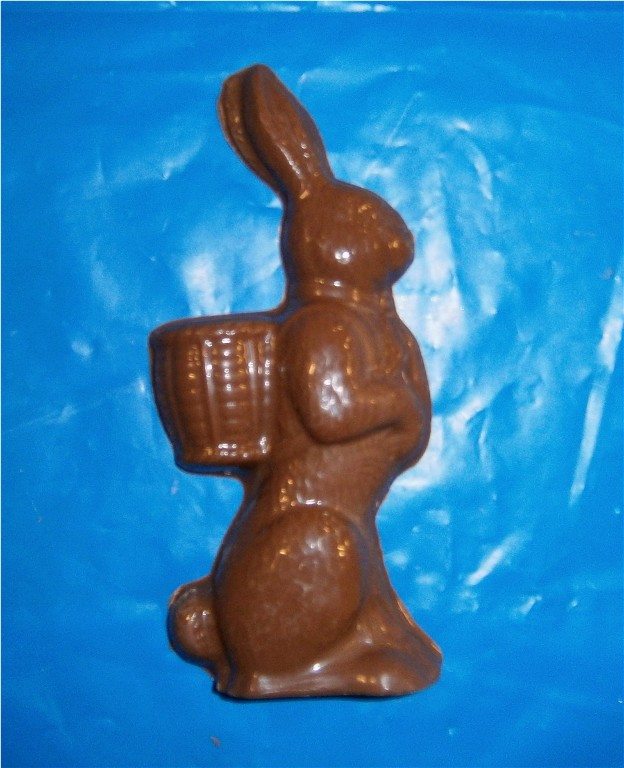 Chocolate Bunny with Basket