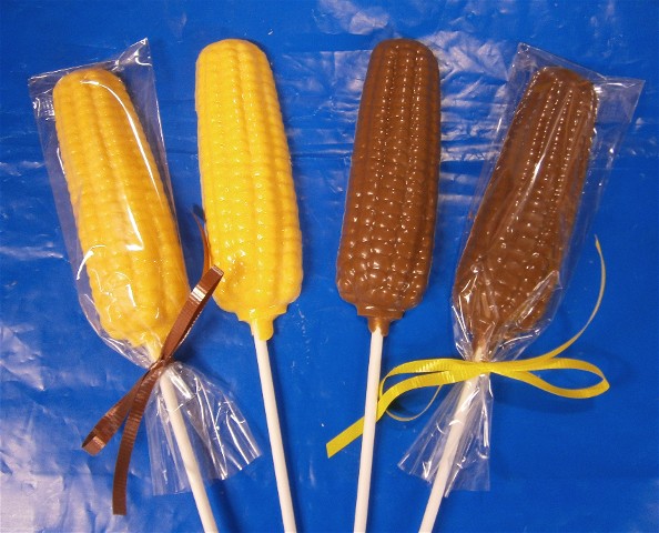 Chocolate Corn on the Cob Lollipop