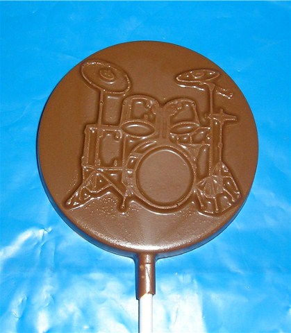 Chocolate Drum Set Pop