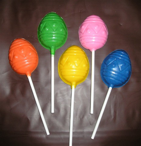 Chocolate Colored Egg Pops