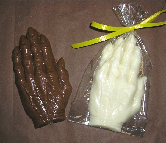Chocolate Scary Hands