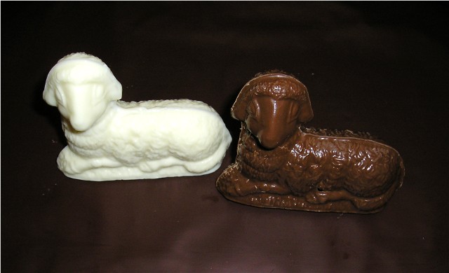 Solid Chocolate Lambs