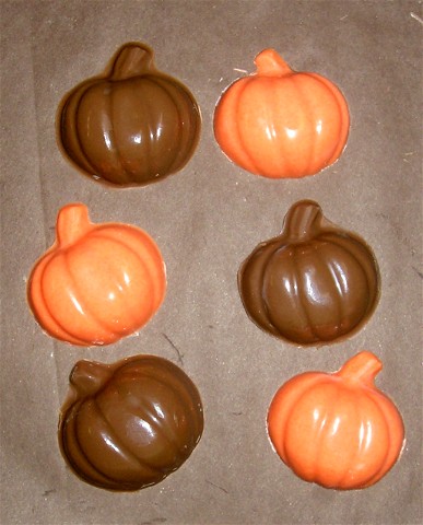 Chocolate Mini Pumpkins