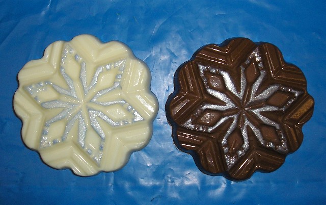 Large Chocolate Snowflake