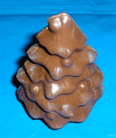 Chocolate 3-D Christmas Tree