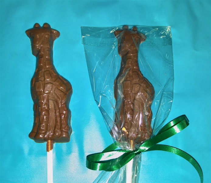 Chocolate Giraffe Lollipop