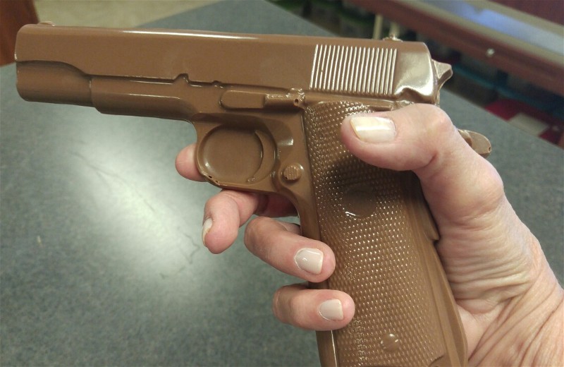 Chocolate Full Size Handgun