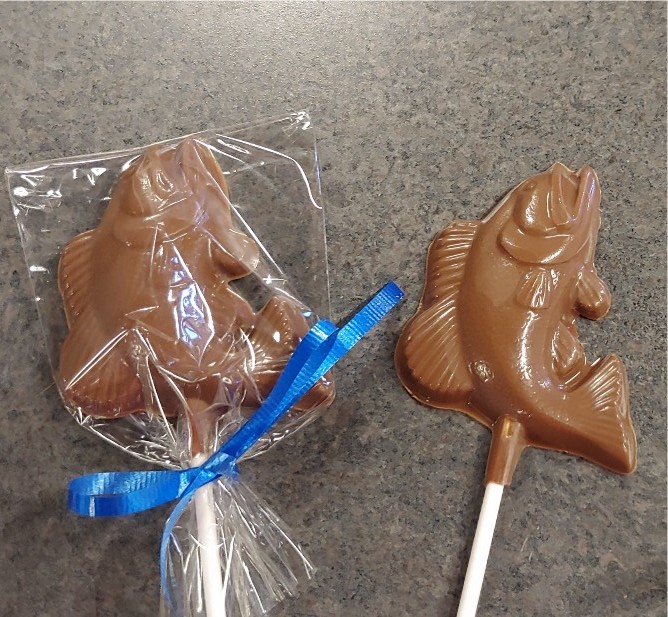 Chocolate Bass Fish Pop