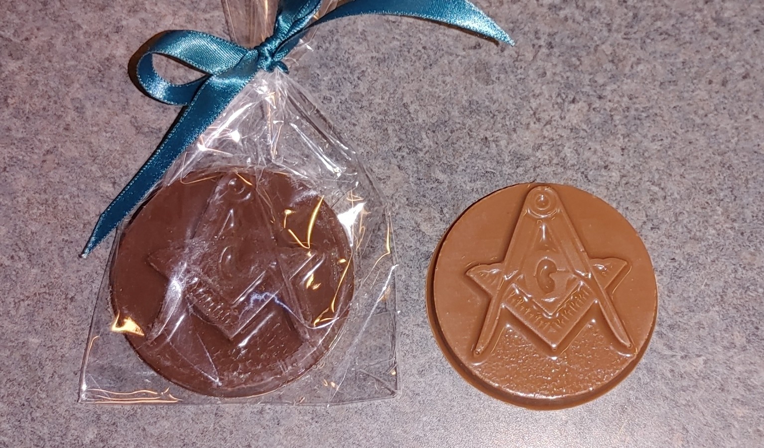 Chocolate Masonic Lodge Disc