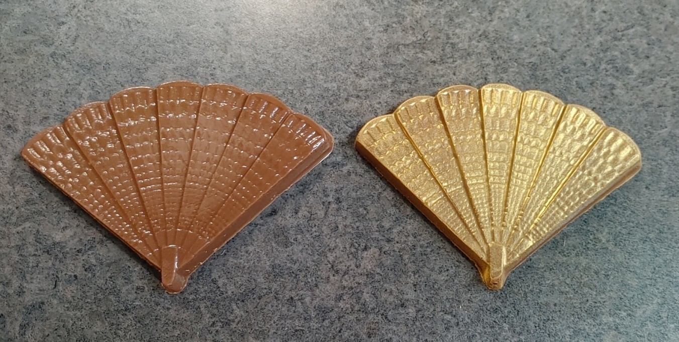 Chocolate Folding Fan